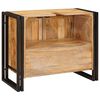 vidaXL Wastafelkast met plank Bruin 71 x 33 x 58 cm Massief Mango Hout