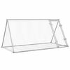 vidaXL Konijnenhok 200x105x91 cm gegalvaniseerd staal zilverkleurig