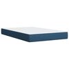 vidaXL Boxspring met matras stof blauw 120x190 cm