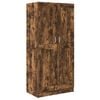 vidaXL Kledingkast 82,5x51,5x180 cm bewerkt hout gerookt eikenkleurig