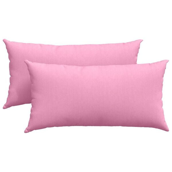vidaXL Sofa Kussens 2 pcs Roze 80 x 40 cm Stof