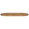 vidaXL Tafelblad ovaal 100x40x3,8 cm massief mangohout