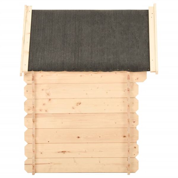 vidaXL Hondenhok 80x80x100,6 cm massief grenenhout