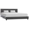 vidaXL Bedframe kunstleer grijs 120x200 cm
