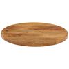 vidaXL Tafelblad rond Ø 60x2,5 cm massief ruw mangohout