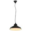 vidaXL Hanglampen 2 st rond E27 grijs