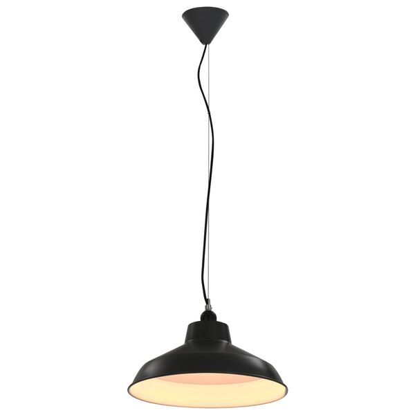 vidaXL Hanglampen 2 st rond E27 grijs