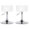 vidaXL Barstoelen 2 st kunstleer wit