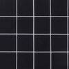 vidaXL Tuinbankkussens 2 st ruitpatroon 120x50x7 cm stof zwart
