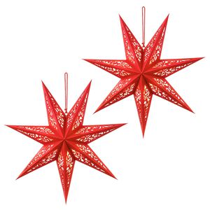 vidaXL Kerstverlichting RAAHE 2 st 10 LED's Warmwit 45 x 6 x 45 cm