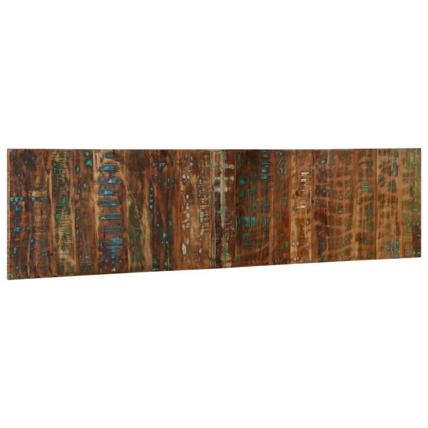 vidaXL Hoofdbord 200 cm massief gerecycled hout meerkleurig