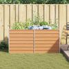 vidaXL Plantenbak verhoogd 160x80x77 cm gegalvaniseerd staal zilver