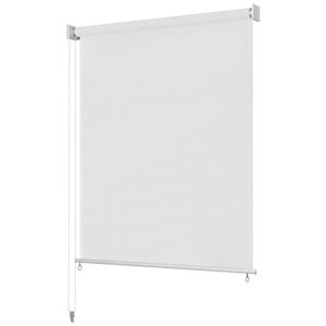 vidaXL Rolgordijn voor buiten 185(B)x230(H) cm wit