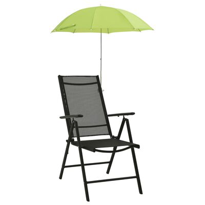 vidaXL Campingstoelparasols 2 st 105 cm groen