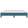 vidaXL Bedframe zonder matras 160x220 cm fluweel donkerblauw