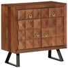 vidaXL Ladekast 70x35x70 cm massief acaciahout honingbruin