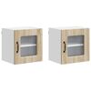vidaXL Vaatwasserpaneel Kalmar 2 pcs Sonoma Eiken 40 x 31 x 40 cm