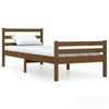 vidaXL Bedframe massief hout honingbruin 90x190 cm
