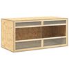 vidaXL Terrarium 100x47x47 cm bewerkt hout