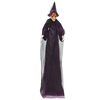 vidaXL Hangende Halloween-pratende heks Paars 216 x 125 cm Polyester