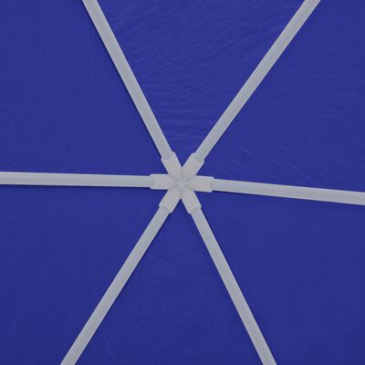 vidaXL Feesttent met 6 zijwanden 2x2 m blauw