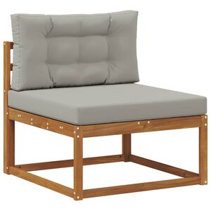 vidaXL Buiten Midden Sofa Naturel