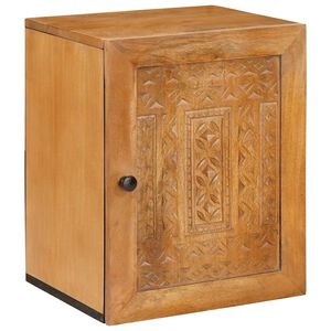 vidaXL Badkamerkast Licht Bruin 38 x 33 x 48 cm Bewerkt hout