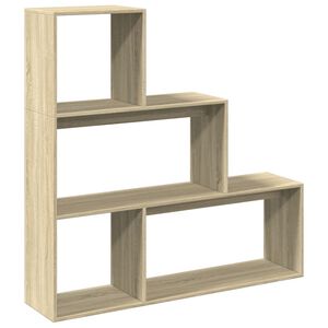 vidaXL Kamerscherm / boekenkast 123x29x123 cm hout sonoma eiken