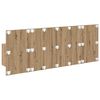 vidaXL Hoofdbord Met Kast met lade 3 pcs Artisan Eiken Bewerkt hout