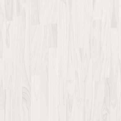 vidaXL Boekenkast met 3 schappen 100x30x105 cm massief grenenhout wit
