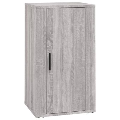 vidaXL Dressoir 40x33x70 cm bewerkt hout grijs sonoma eikenkleurig