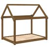 vidaXL Hondenmand 111x80x100 cm massief grenenhout honingbruin
