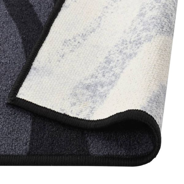 vidaXL Tapijtloper 80x600 cm zwart