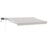 vidaXL Handmatige Luifelhouder met LED's 4,5 &times; 3,5 m