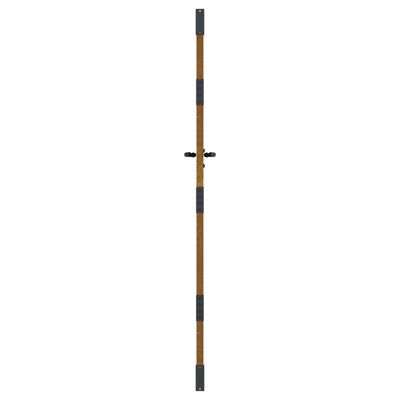 vidaXL Poort 85x175 cm bamboe-ontwerp cortenstaal