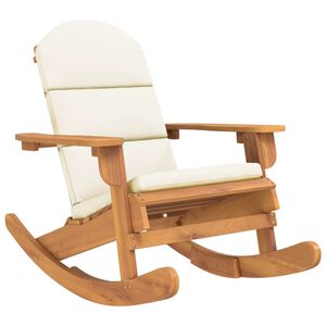 vidaXL Schommelstoel Adirondack met kussens massief acaciahout