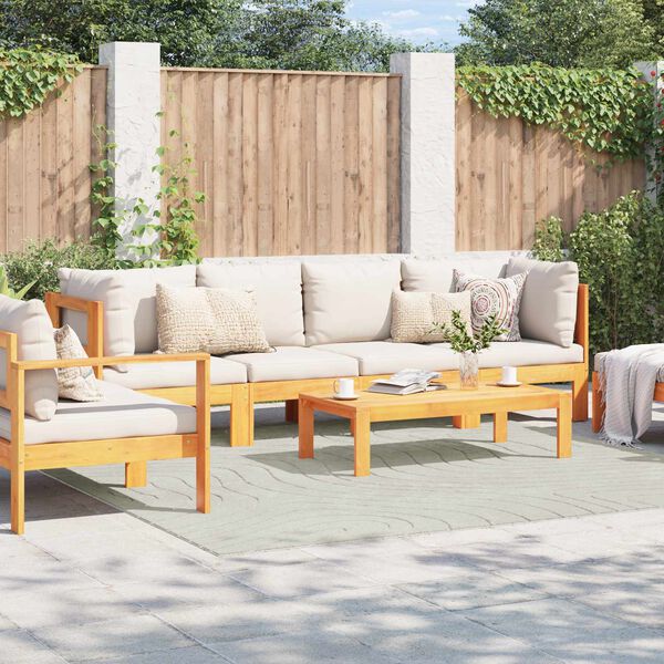 vidaXL Vloerkleden Vierkant PALMERAS Groen 240 x 240 cm Polyester