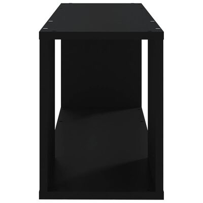 vidaXL Tv-meubel 80x24x32 cm spaanplaat zwart