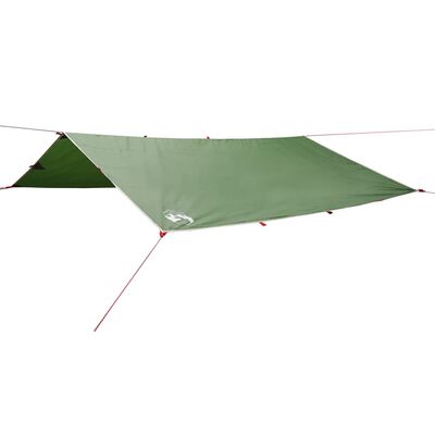 vidaXL Kampeerluifel waterdicht 500x294 cm groen