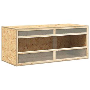 vidaXL Terrarium 120x50x50 cm bewerkt hout