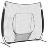 vidaXL Honken en Softbal Zwart 250 x 106 x 209 cm Polyester