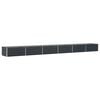 vidaXL Plantenbak Antraciet 600 x 80 x 45 cm Staal