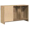 vidaXL Badkamerkast Artisan Eiken 90 x 29 x 55 cm Bewerkt hout