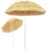 vidaXL Strandparasol Hawa&iuml; stijl 180 cm naturel