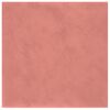 vidaXL Wandhoofdbord 12 pcs Roze Fluweel