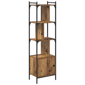 vidaXL Boekenkast 6-laags 44,5 x 30 x 154,5 cm Bewerkt hout Oud Hout