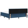 vidaXL Boxspringbed met matras met matras Blauw 180 x 200 cm Stof