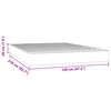 vidaXL Pocketveringmatras 120x210x20 cm fluweel donkergrijs
