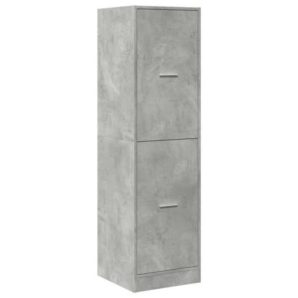 vidaXL Apothekerskast 40x41x144,5 cm bewerkt hout betongrijs