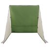 vidaXL Achterkleptent met dak Groen 190 x 150 x 185 cm taft
